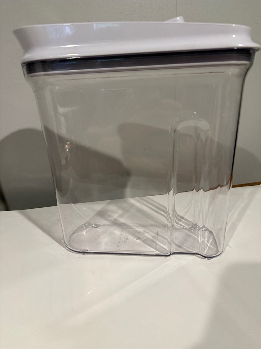 OXO White Lid Clear 3.4qt Food Storage Container - Home Kitchen